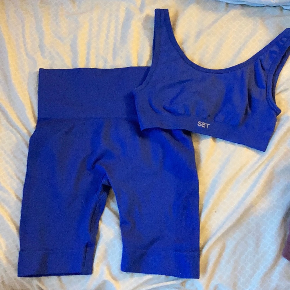 set active royal blue set